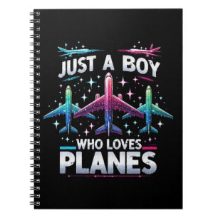 Cuaderno Solo un chico que ama los aviones