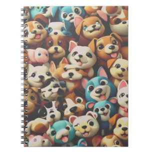 Cuaderno Solo un montón de cachorros felices
