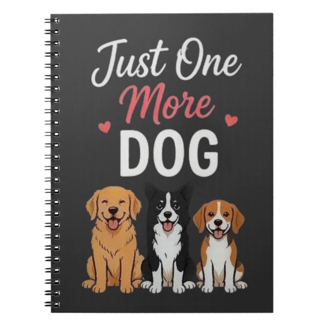 Cuaderno Solo Un Perro Más Diseño Divertido Para Amantes de (Frente)