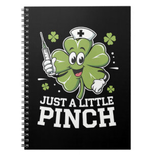 Cuaderno Solo Un Poco De Pinch Enfermera Día De San Patrici