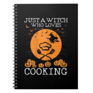 Cuaderno Solo una bruja que ama cocinar | Regalo de chef ge