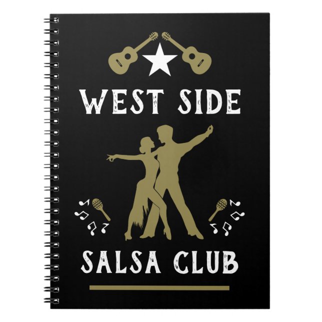 Cuaderno Solo Una Chica Que Ama Bailar Salsa (Frente)