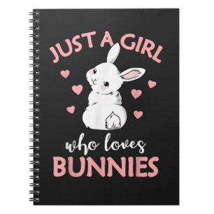 Cuaderno Sólo Una Chica Que Ama Conejos