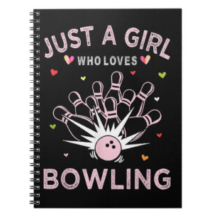 Cuaderno Solo Una Chica Que Ama El Boliche