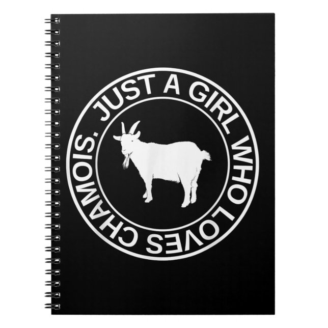 Cuaderno Solo Una Chica Que Ama El Regalo Chamois Para La C (Frente)
