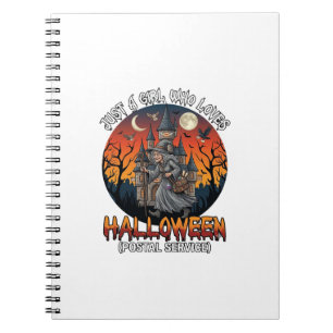 Cuaderno Sólo Una Chica Que Ama El Servicio Postal De Hallo