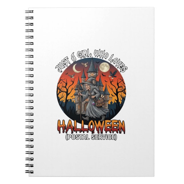 Cuaderno Sólo Una Chica Que Ama El Servicio Postal De Hallo (Frente)