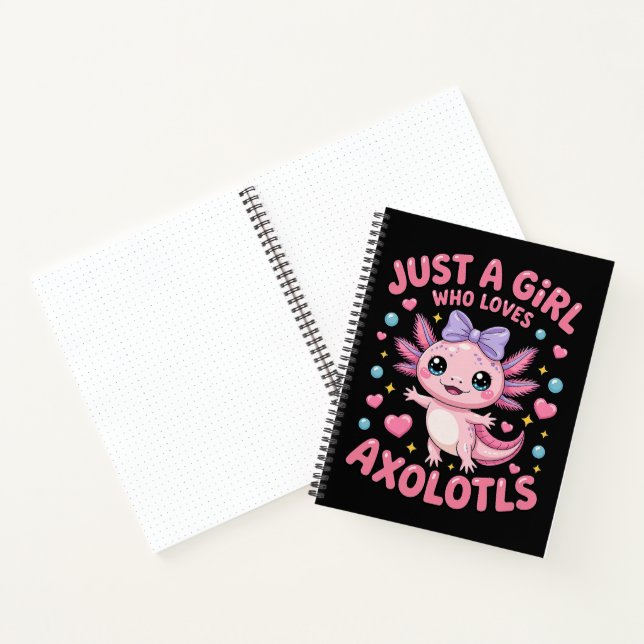 Cuaderno Sólo una chica que ama los ajolotes  (Interior)