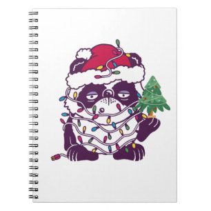 Cuaderno Solo una chica que ama pandas - Oso Navideño Lindo