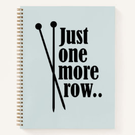 Cuaderno Sólo una fila más.