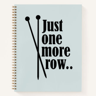 Cuaderno Sólo una fila más.