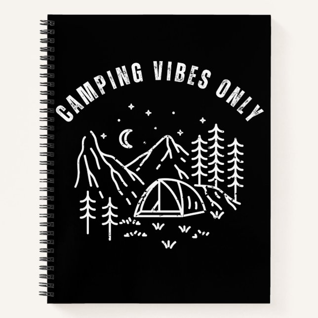 Cuaderno Sólo Vibraciones de Camping (Anverso)