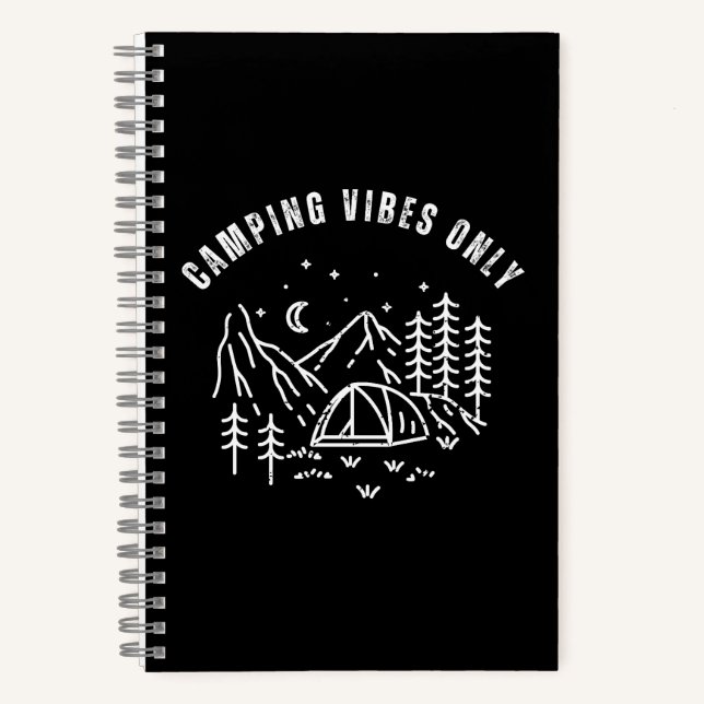 Cuaderno Sólo Vibraciones de Camping (Anverso)