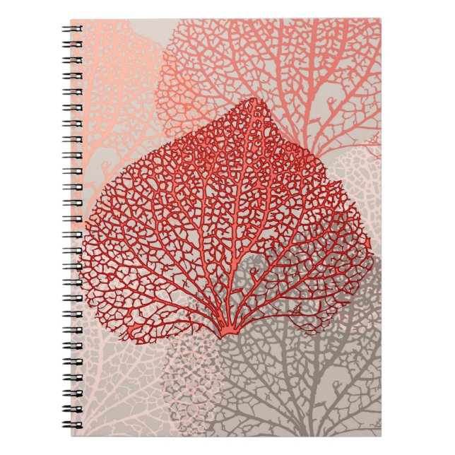 Cuaderno Sombra de coral (Frente)