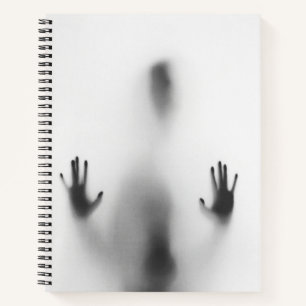 Cuaderno Sombra del cuerpo de Halloween con fantasía