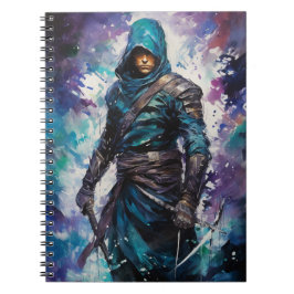 Cuaderno Sombras Azules: Anime del Shinobi Silencioso 