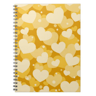 CUADERNO SOMBRAS DE COLOR DE AGUA AMOR AMARILLO AMARILLO