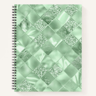 CUADERNO SOMBRAS DE LA PLACA VERDE DE REVESTIMIENTO DE DIAM