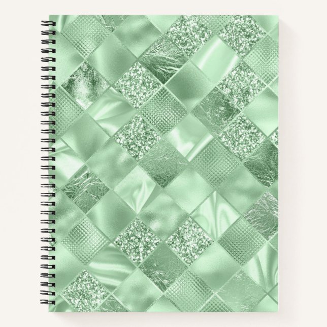 CUADERNO SOMBRAS DE LA PLACA VERDE DE REVESTIMIENTO DE DIAM (Anverso)