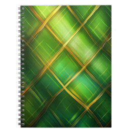CUADERNO SOMBRAS DE PATRÓN DE LA PLACA CELÁTICA VERDE IRLAN