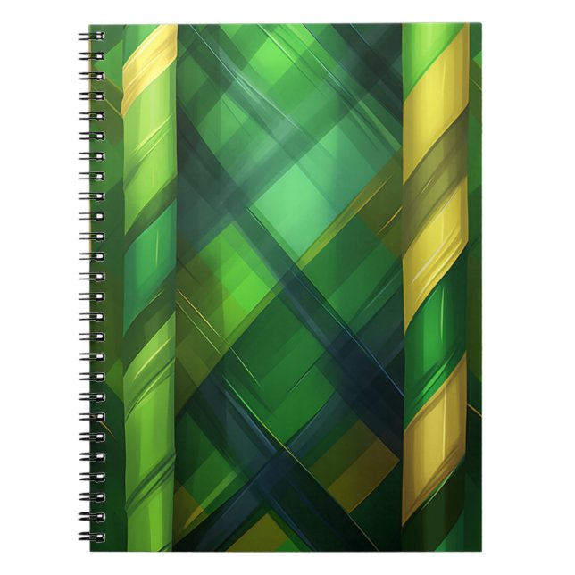CUADERNO SOMBRAS DE PATRÓN DE LA PLACA CELÁTICA VERDE IRLAN (Frente)