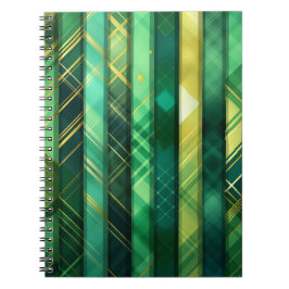 CUADERNO SOMBRAS DE PATRÓN DE LA PLACA CELÁTICA VERDE IRLAN