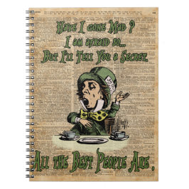 Cuaderno Sombrerero enojado, Alicia en el país de las