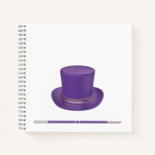 Cuaderno Sombrero mágico y varita mágica
