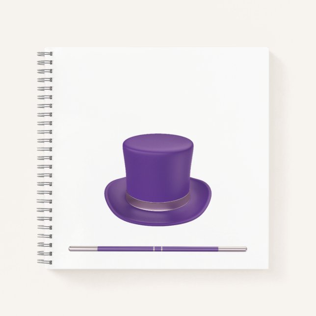Cuaderno Sombrero mágico y varita mágica (Anverso)