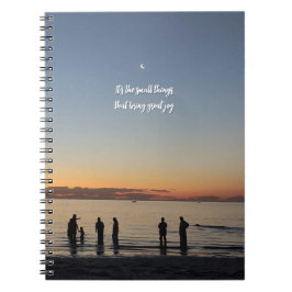 Cuaderno "Son las pequeñas cosas que traen gran alegría"