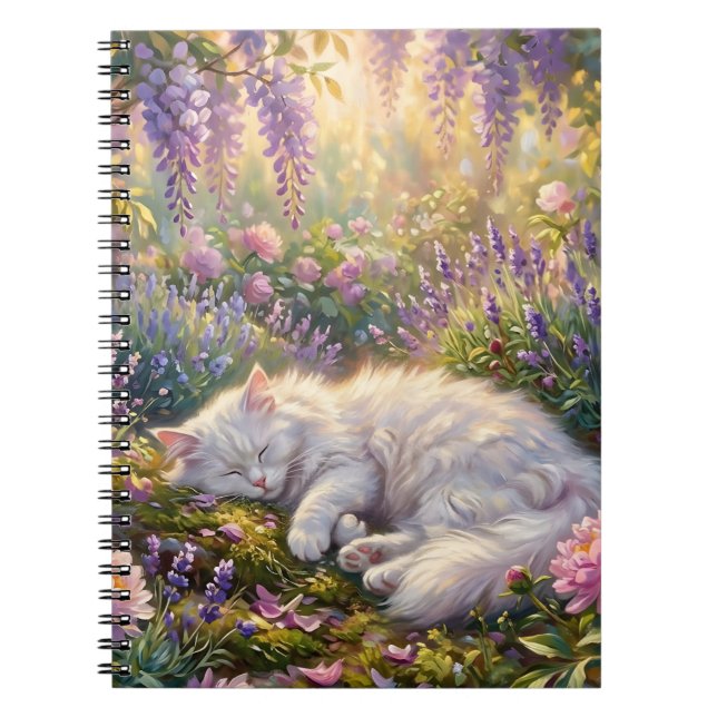 Cuaderno Soñando Bajo la Wisteria (Frente)