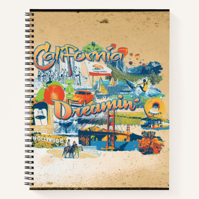 Cuaderno Soñando California (Anverso)