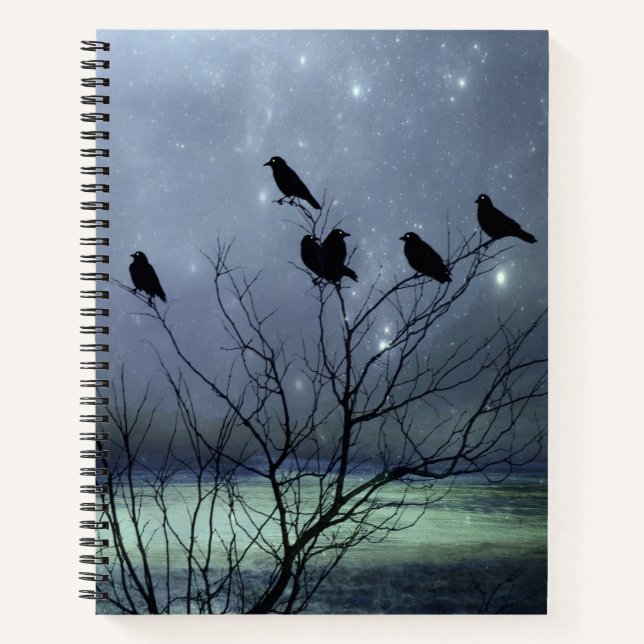Cuaderno Soñando con cuervos en un árbol (Anverso)