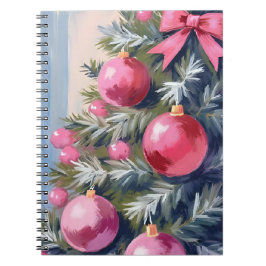Cuaderno Soñando con una Navidad Rosa | Alegre Acuarela