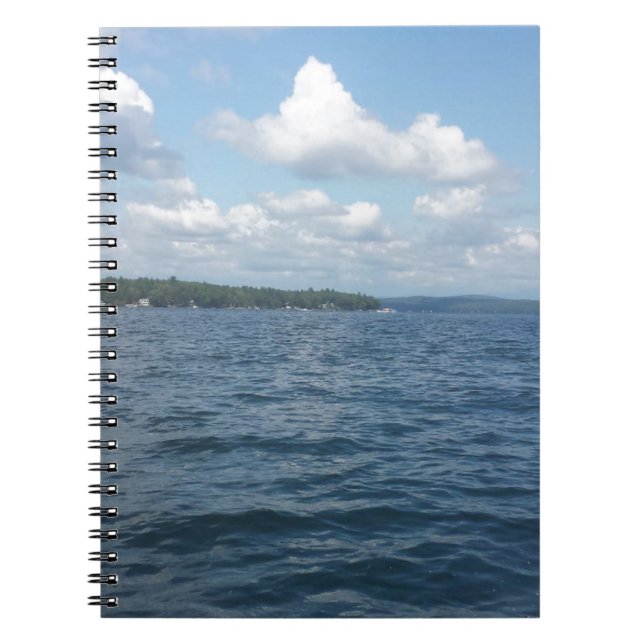 Cuaderno Soñando de verano en el lago Winnesquam en NH (Frente)
