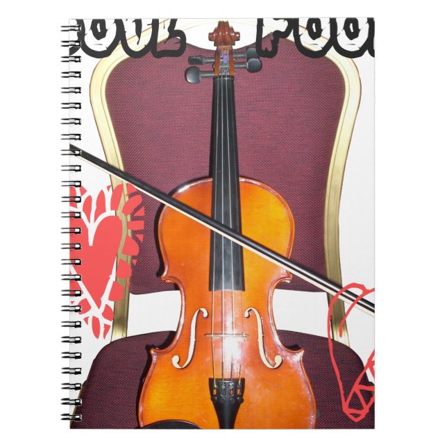 Cuaderno Sonido v love hakuna matata valentine (Frente)