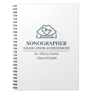 Cuaderno Sonógrafo Nombre Personalizado Desde Año