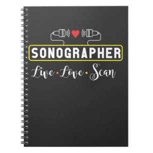 Cuaderno Sonógrafo Ultrasonido Exploración Sonografía Pr