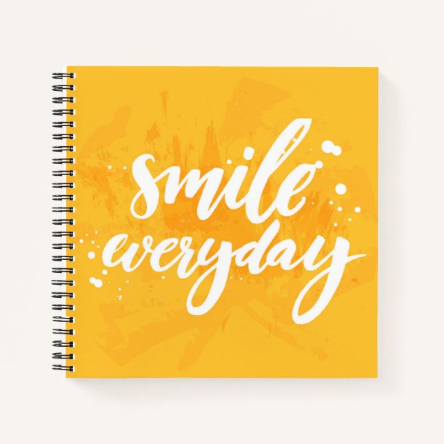 Cuaderno Sonreír todos los días (Anverso)