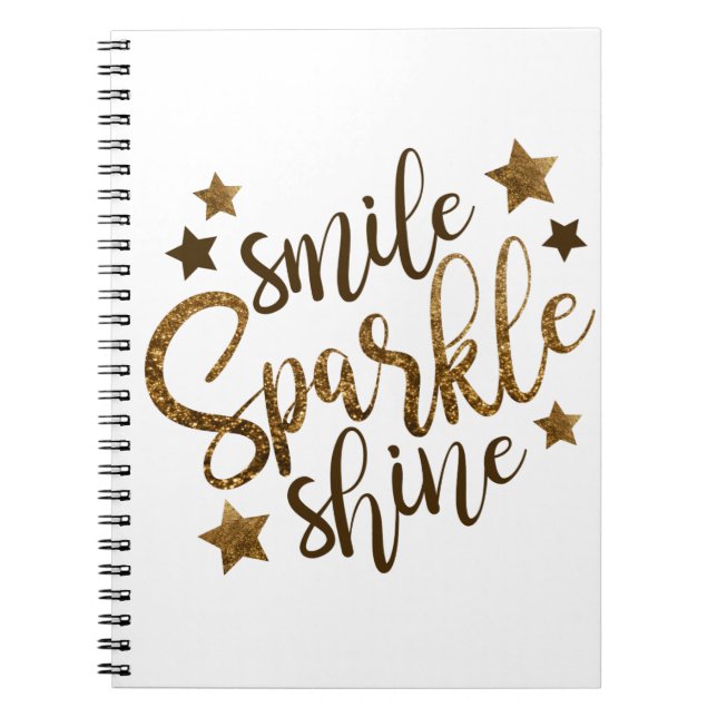 Cuaderno Sonríe, resplandece (Frente)
