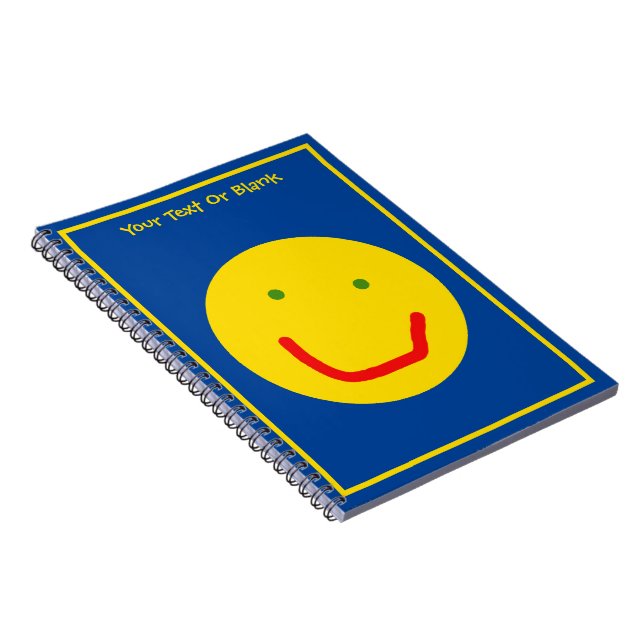 Cuaderno Sonriente Sol feliz cara (Lado Derecho)