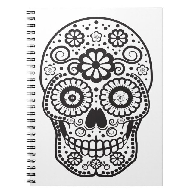 Cuaderno Sonriente Sugar Skull (Frente)