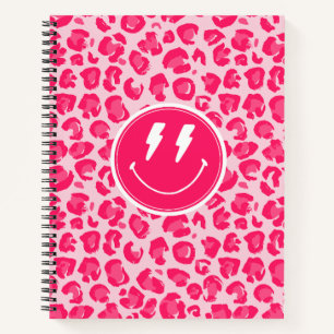 Cuaderno Sonrisa de Estampado de Leopardo Elegante