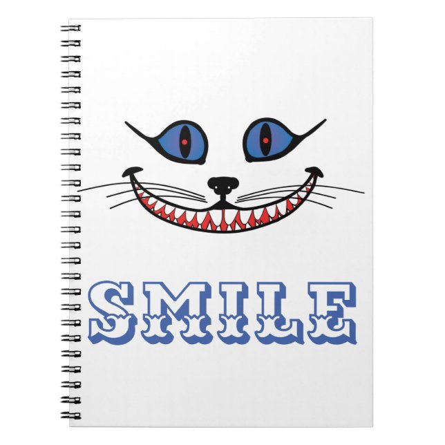 Cuaderno Sonrisa de gato de Cheshire (Frente)