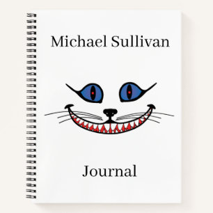 Cuaderno Sonrisa del Gato de Cheshire PERSONALIZAR