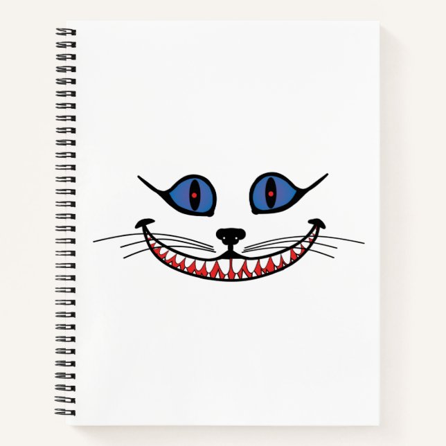 Cuaderno Sonrisa del Gato de Cheshire PERSONALIZAR (Anverso)