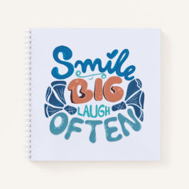 Cuaderno Sonrisa grandiosa a menudo: Mensaje conmovedor