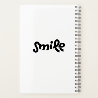 Cuaderno Sonrisa minimalista moderna es caridad Inspirador 