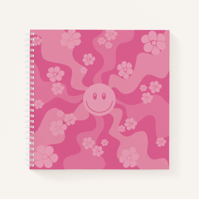 Cuaderno Sonrisa - Rosa (Anverso)