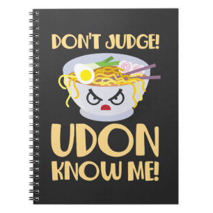 Cuaderno Sopa de fideos Udon Pun Cocina japonesa